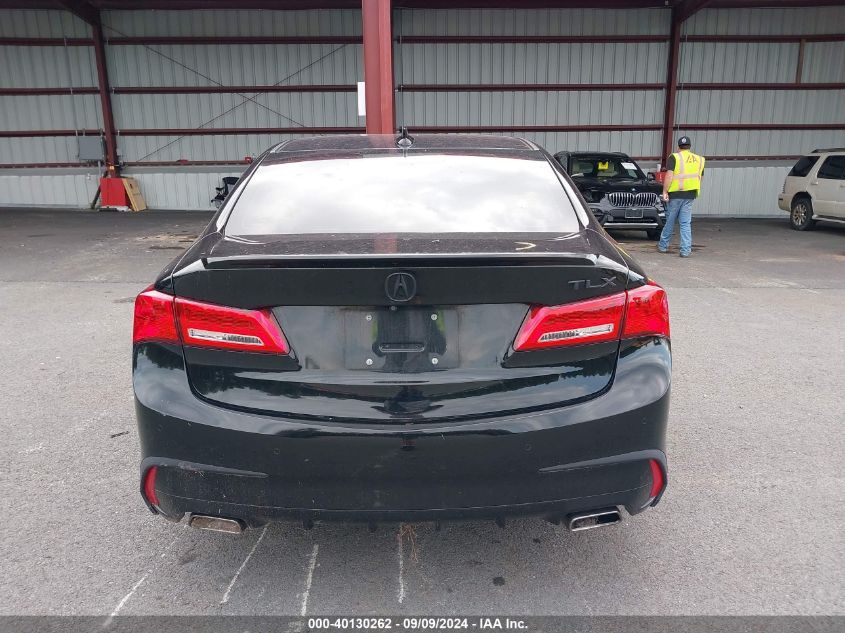 2018 Acura Tlx Advance Pkg VIN: 19UUB2F76JA008547 Lot: 40130262