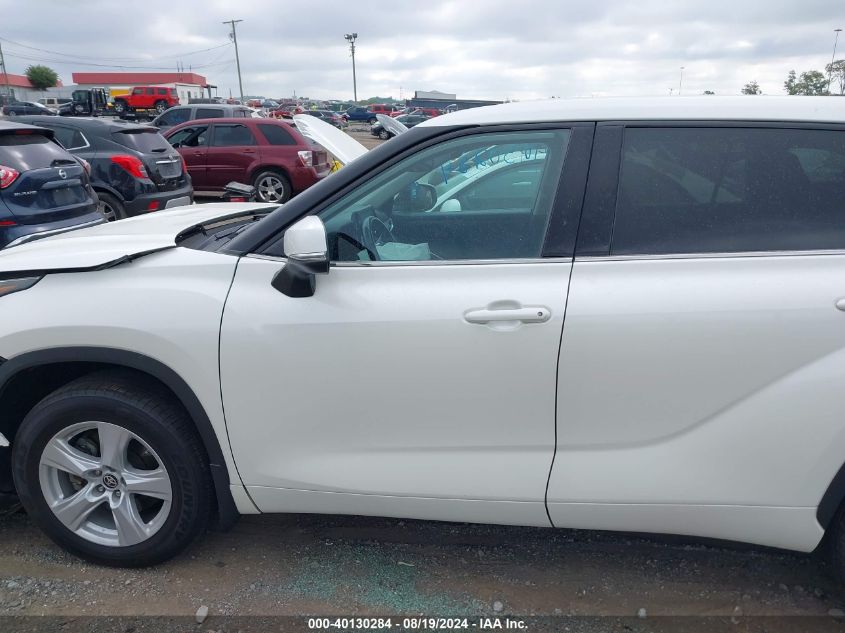 2021 Toyota Highlander Le VIN: 5TDZZRAH3MS528611 Lot: 40130284