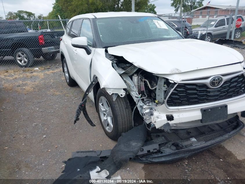 2021 Toyota Highlander Le VIN: 5TDZZRAH3MS528611 Lot: 40130284