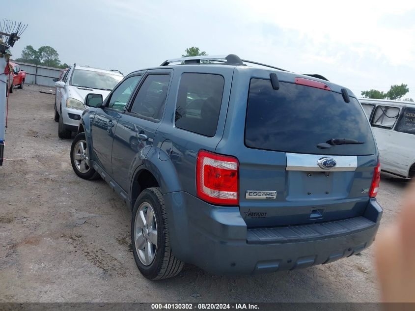 2011 Ford Escape Limited VIN: 1FMCU0EGXBKC50887 Lot: 40130302