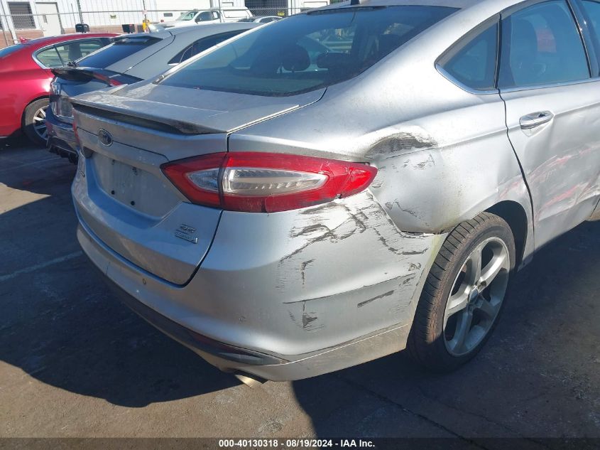 2014 Ford Fusion Se VIN: 3FA6P0HD5ER100959 Lot: 40130318