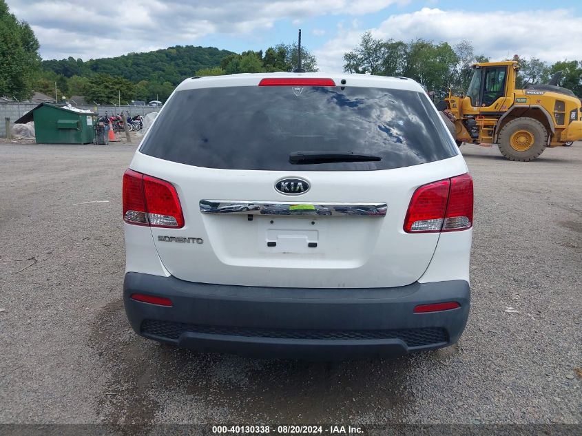 2011 Kia Sorento Lx VIN: 5XYKT3A13BG110823 Lot: 40130338