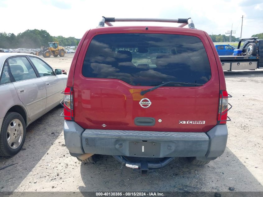 2004 Nissan Xterra Xe VIN: 5N1ED28Y24C667426 Lot: 40130385