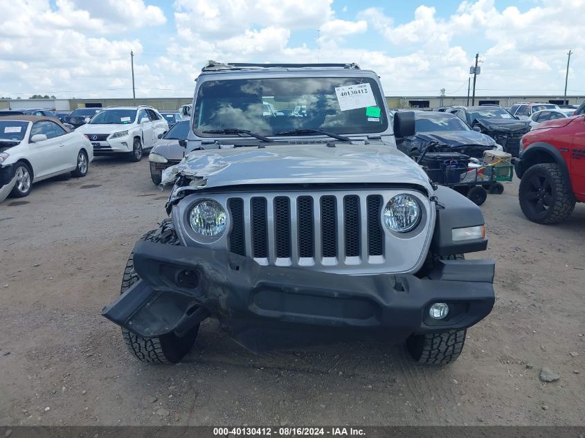 2020 Jeep Wrangler Unlimited Sport VIN: 1C4HJXDNXLW129220 Lot: 40130412