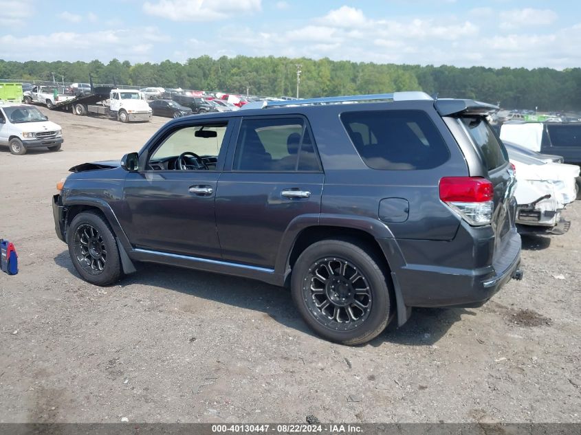 2013 Toyota 4Runner Limited VIN: JTEZU5JR9D5060837 Lot: 40130447