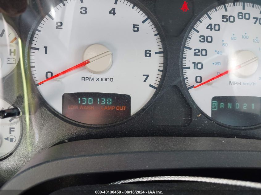 2003 Dodge Ram 1500 Slt/Laramie/St VIN: 1D7HA18D53S371036 Lot: 40130450