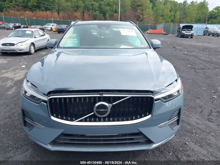 2022 Volvo Xc60 B5 Momentum VIN: YV4L12RK6N1997210 Lot: 40130488