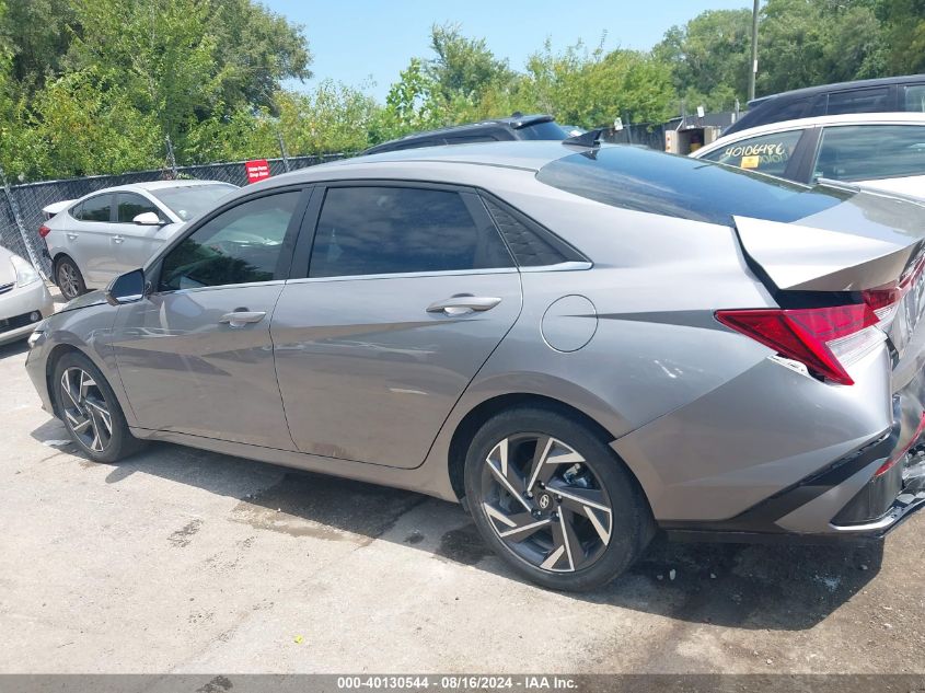 2024 Hyundai Elantra Limited VIN: KMHLP4DG6RU700985 Lot: 40130544