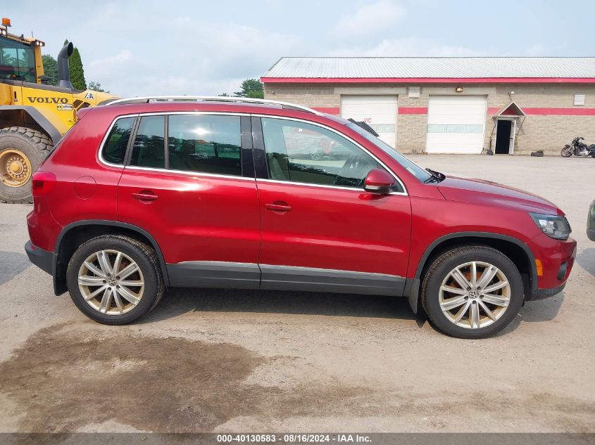 2016 Volkswagen Tiguan Se VIN: WVGBV7AX9GW041079 Lot: 40130583