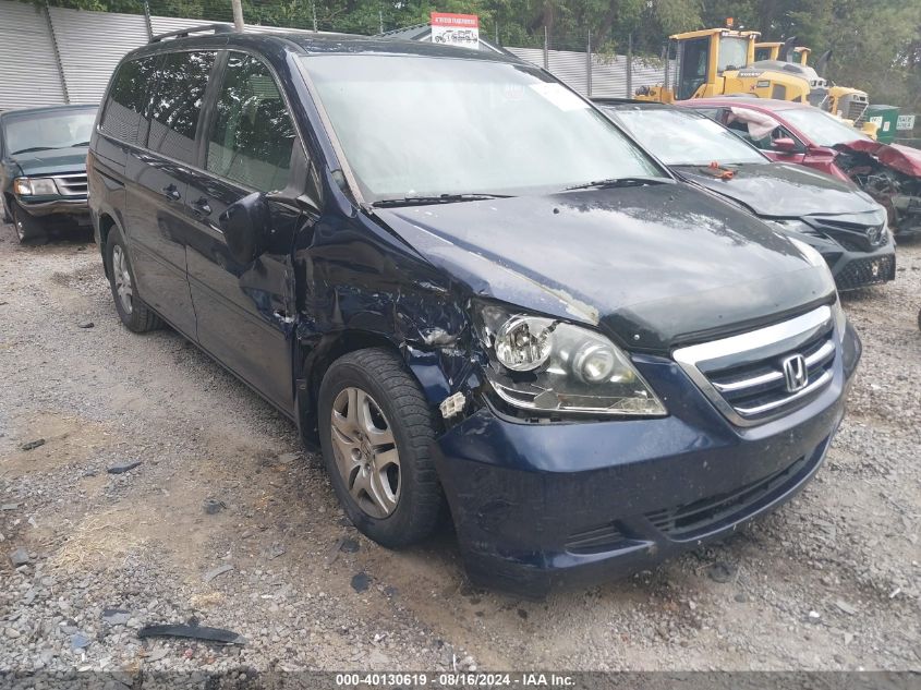 2007 Honda Odyssey Ex-L VIN: 5FNRL38667B087780 Lot: 40130619