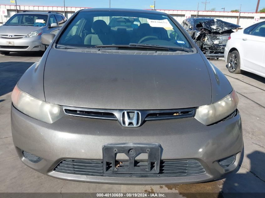 2006 Honda Civic Lx VIN: 2HGFG116X6H554912 Lot: 40130659