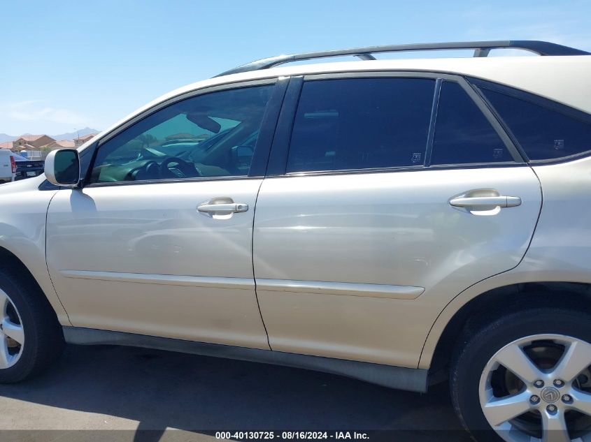 2007 Lexus Rx 350 VIN: JTJHK31U172026389 Lot: 40130725