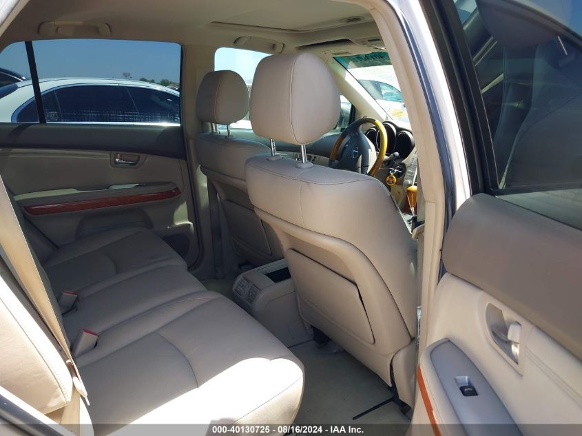 2007 Lexus Rx 350 VIN: JTJHK31U172026389 Lot: 40130725