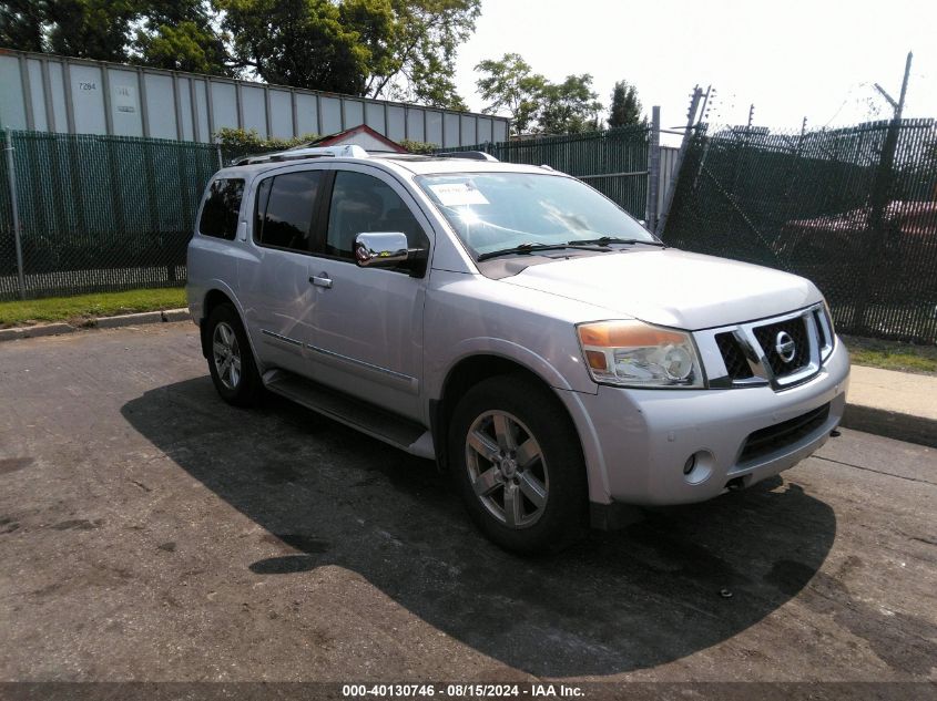 2012 Nissan Armada Platinum VIN: 5N1AA0NC1CN600498 Lot: 40130746