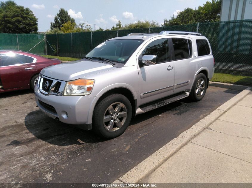 2012 Nissan Armada Platinum VIN: 5N1AA0NC1CN600498 Lot: 40130746