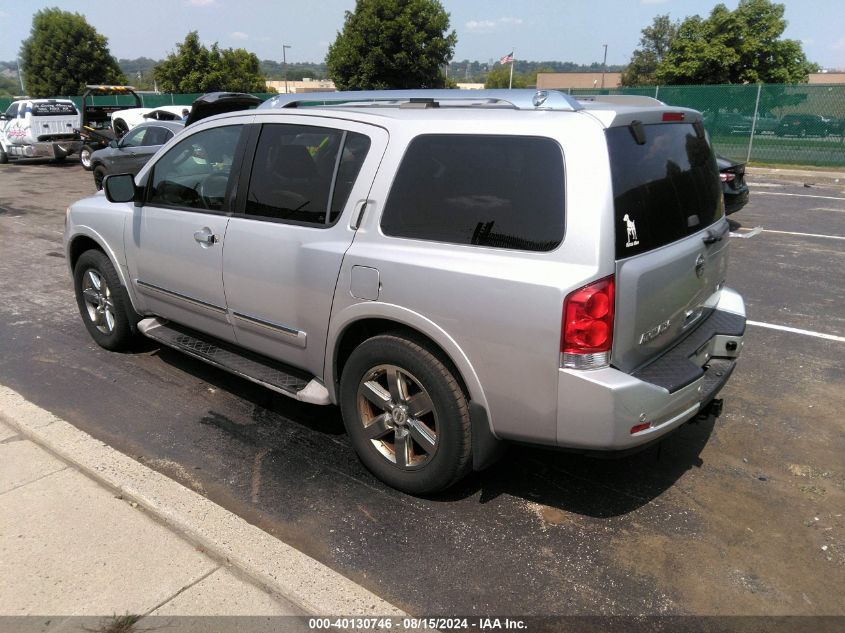 2012 Nissan Armada Platinum VIN: 5N1AA0NC1CN600498 Lot: 40130746