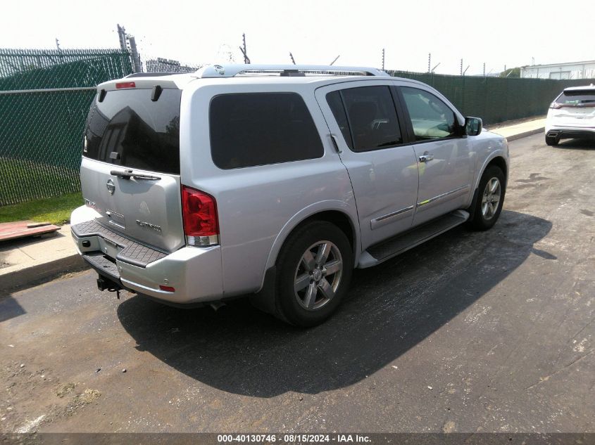 2012 Nissan Armada Platinum VIN: 5N1AA0NC1CN600498 Lot: 40130746