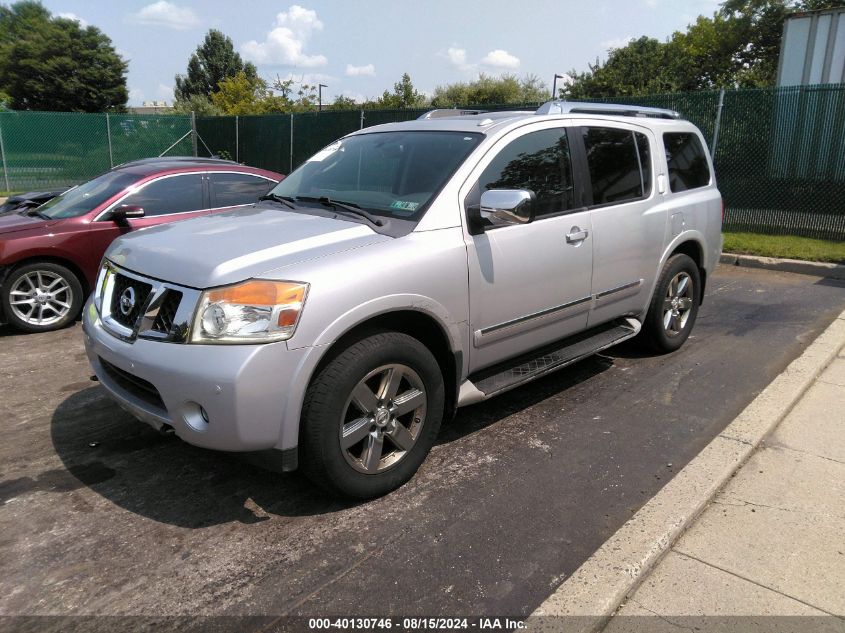 2012 Nissan Armada Platinum VIN: 5N1AA0NC1CN600498 Lot: 40130746