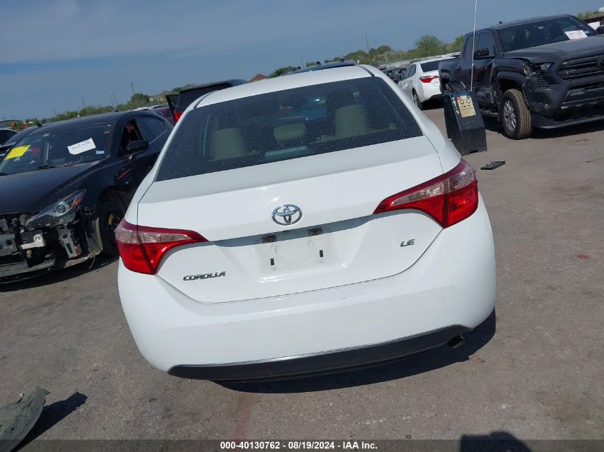 2017 Toyota Corolla Le VIN: 5YFBURHE2HP601798 Lot: 40130762