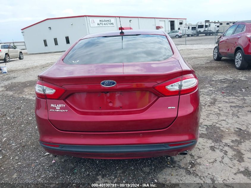 2013 Ford Fusion Se VIN: 3FA6P0H75DR225145 Lot: 40130791