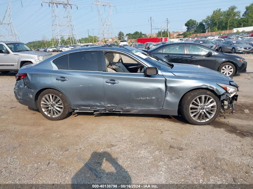 2019 Infiniti Q50 3.0T Luxe VIN: JN1EV7AR3KM558226 Lot: 40130798