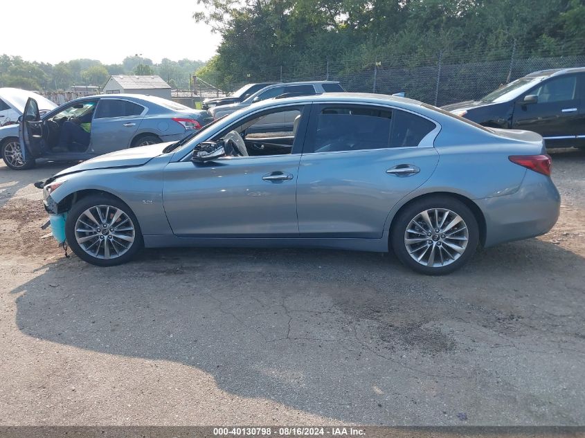 2019 Infiniti Q50 3.0T Luxe VIN: JN1EV7AR3KM558226 Lot: 40130798