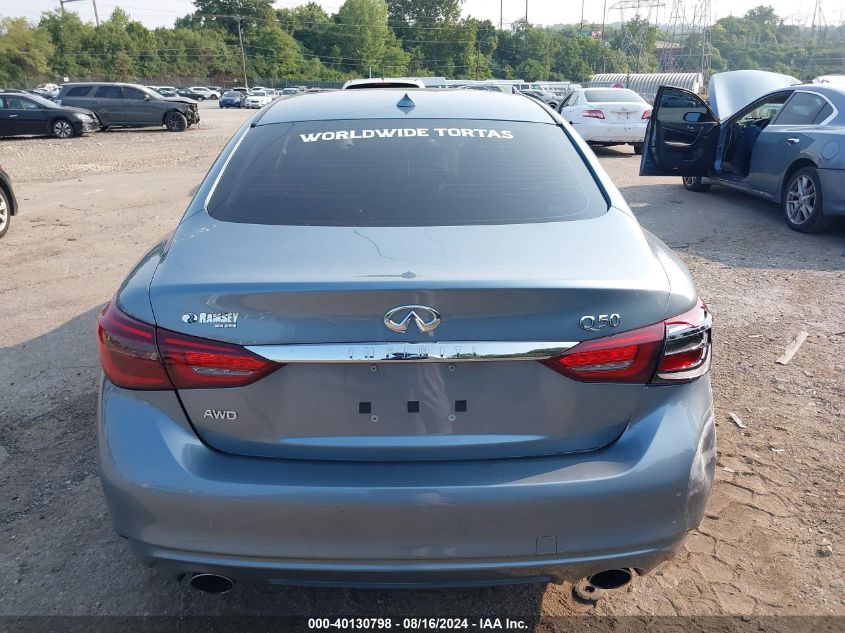 2019 Infiniti Q50 3.0T Luxe VIN: JN1EV7AR3KM558226 Lot: 40130798