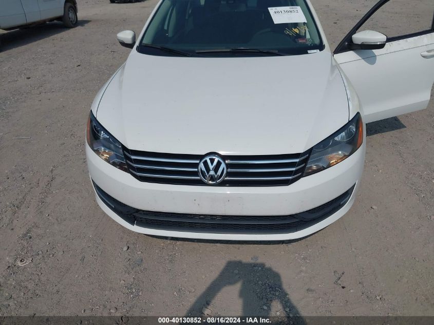 2014 Volkswagen Passat 2.5L S VIN: 1VWAP7A39EC013575 Lot: 40130852