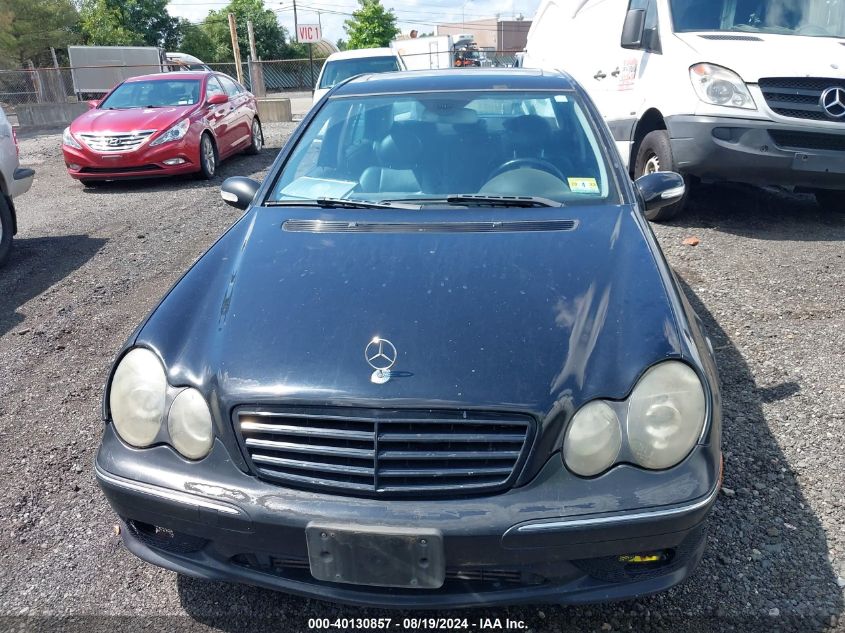 2005 Mercedes-Benz C 230 Kompressor Sport VIN: WDBRF40J65F592481 Lot: 40130857