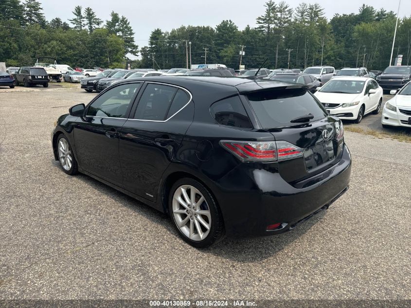 2012 Lexus Ct 200 VIN: JTHKD5BH4C2056477 Lot: 40130859