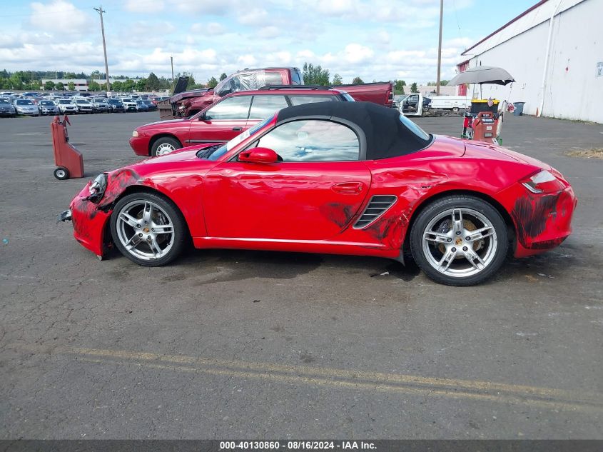 2005 Porsche Boxster VIN: WP0CA29835U711237 Lot: 40130860