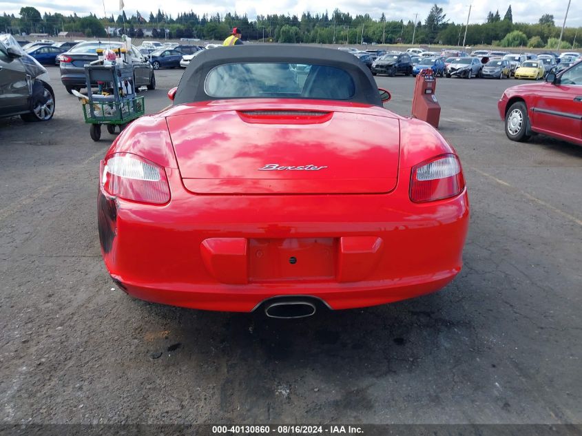 2005 Porsche Boxster VIN: WP0CA29835U711237 Lot: 40130860