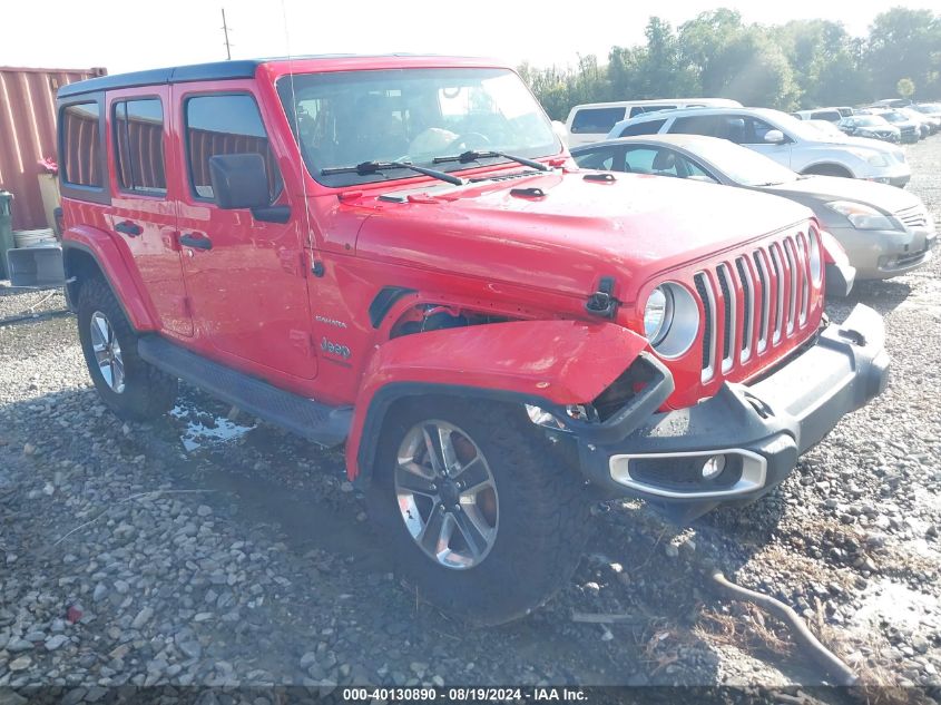 2020 Jeep Wrangler Unlimited Sahara 4X4 VIN: 1C4HJXEG2LW182641 Lot: 40130890