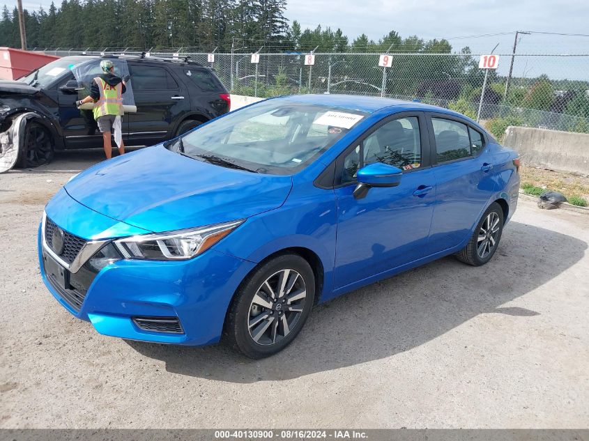 2021 Nissan Versa Sv Xtronic Cvt VIN: 3N1CN8EV6ML885348 Lot: 40130900