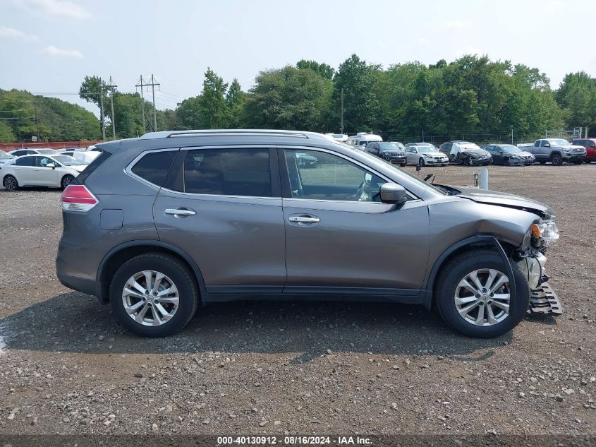 2016 Nissan Rogue Sv VIN: KNMAT2MV5GP710848 Lot: 40130912