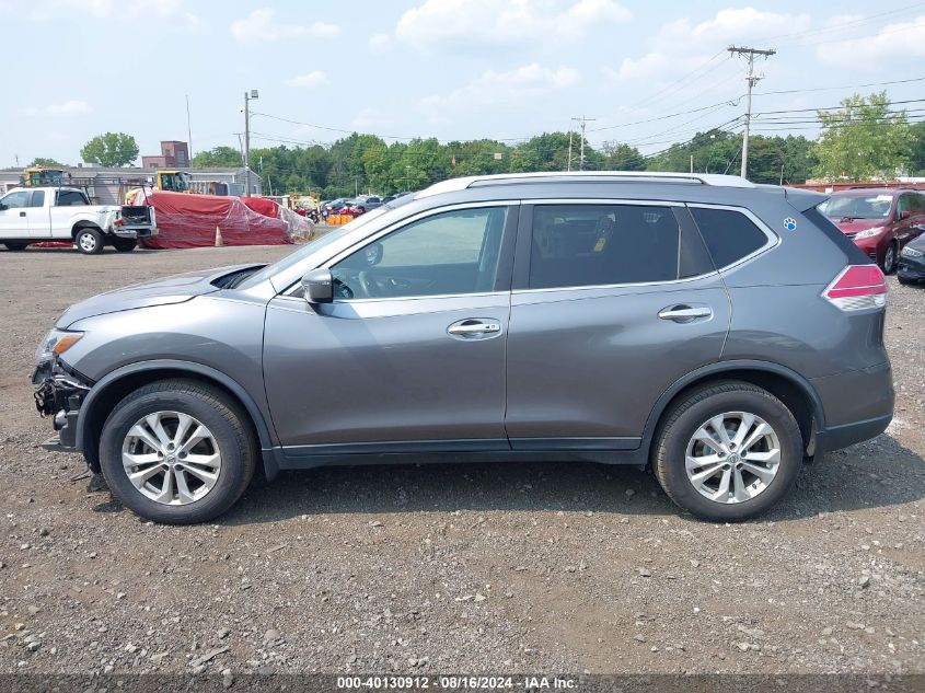 2016 Nissan Rogue Sv VIN: KNMAT2MV5GP710848 Lot: 40130912