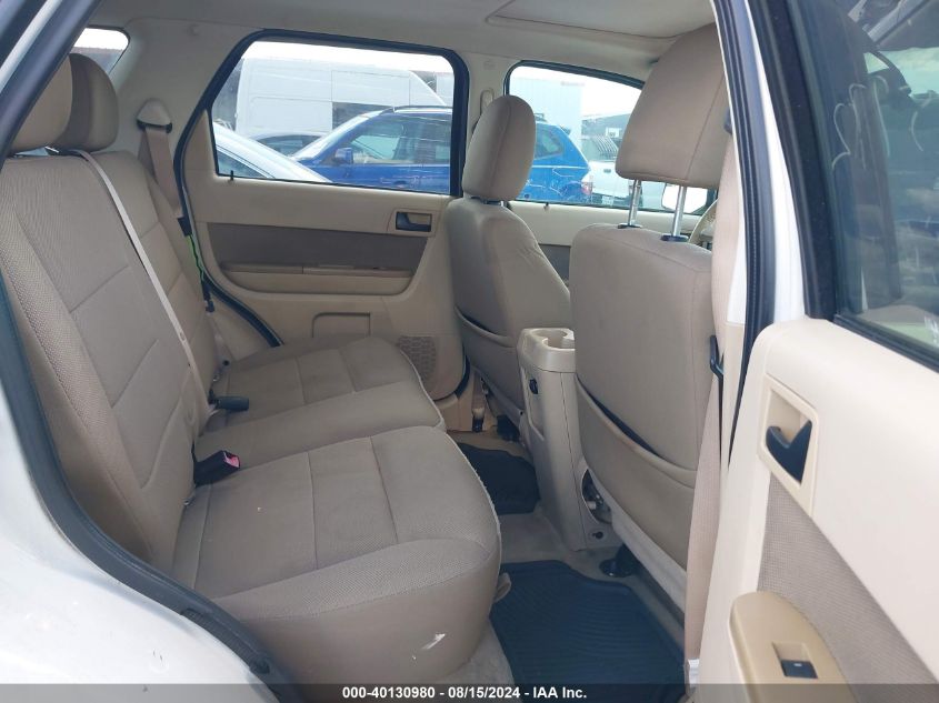 2010 Ford Escape Xlt VIN: 1FMCU0DG9AKB08448 Lot: 40130980