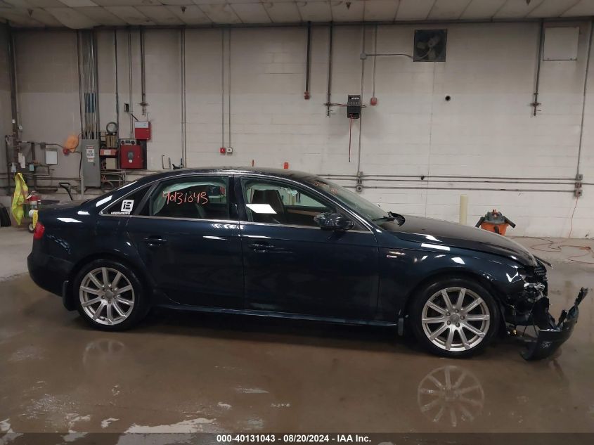 2012 Audi A4 Premium Plus VIN: WAUHFAFL6CN011825 Lot: 40131043