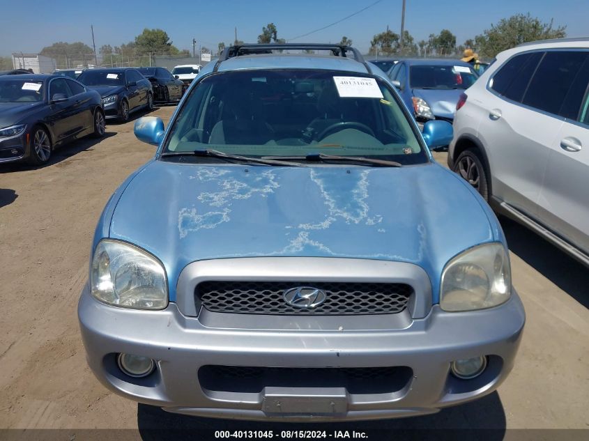 2004 Hyundai Santa Fe Gls VIN: KM8SC13DX4U835232 Lot: 40131045