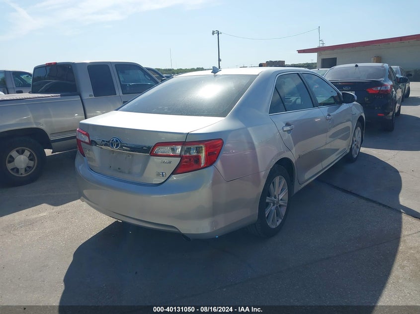 2014 TOYOTA CAMRY HYBRID XLE - 4T1BD1FK4EU104157