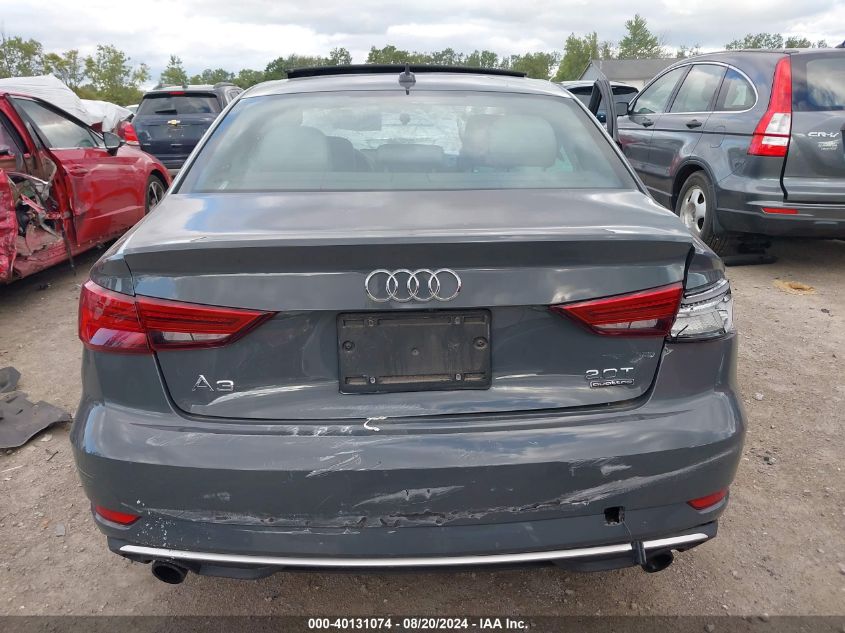 2018 Audi A3 2.0T Premium/2.0T Tech Premium VIN: WAUB8GFF9J1079148 Lot: 40131074