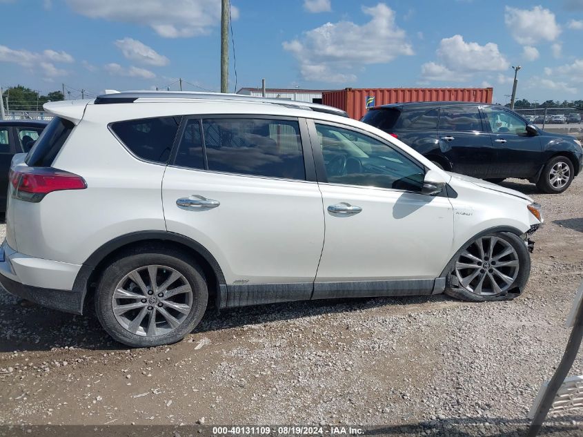 2018 Toyota Rav4 Hybrid Limited VIN: JTMDJREV9JD174943 Lot: 40131109