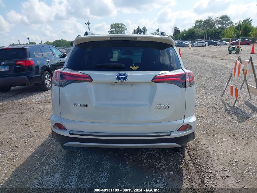 2018 Toyota Rav4 Hybrid Limited VIN: JTMDJREV9JD174943 Lot: 40131109