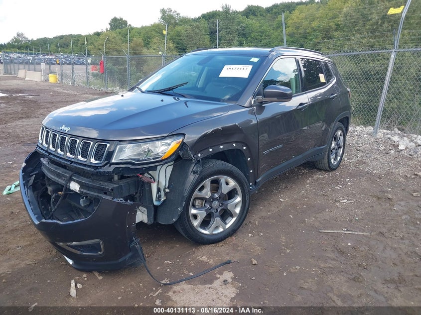 VIN 3C4NJCCB3LT158423 2020 JEEP COMPASS LIMITED FWD