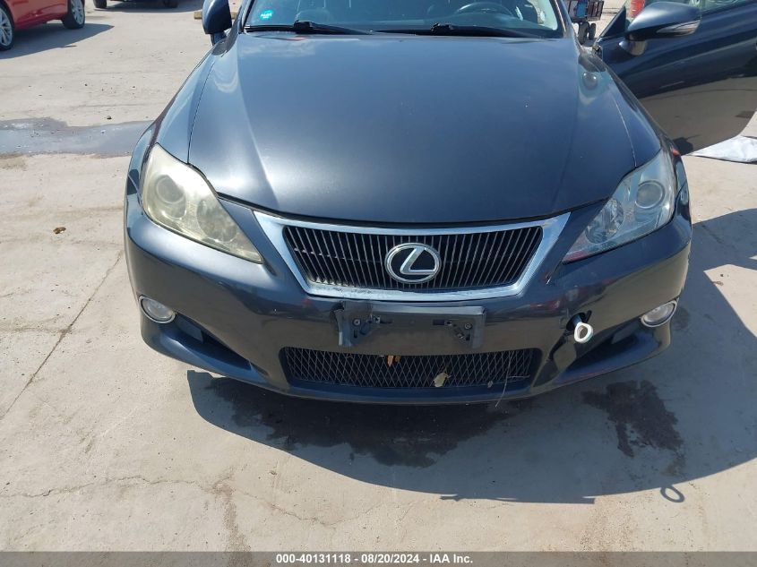 2010 Lexus Is 250C VIN: JTHFF2C23A2506394 Lot: 40131118