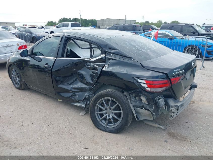 2020 Nissan Sentra S VIN: 3N1AB8BV0LY240586 Lot: 40131153