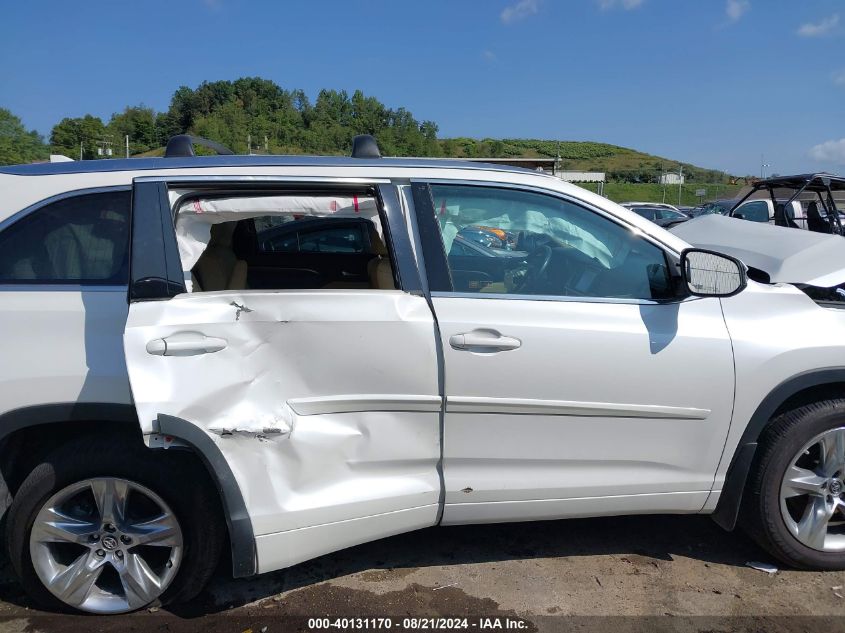 2018 Toyota Highlander Limited VIN: 5TDDZRFH9JS872703 Lot: 40131170