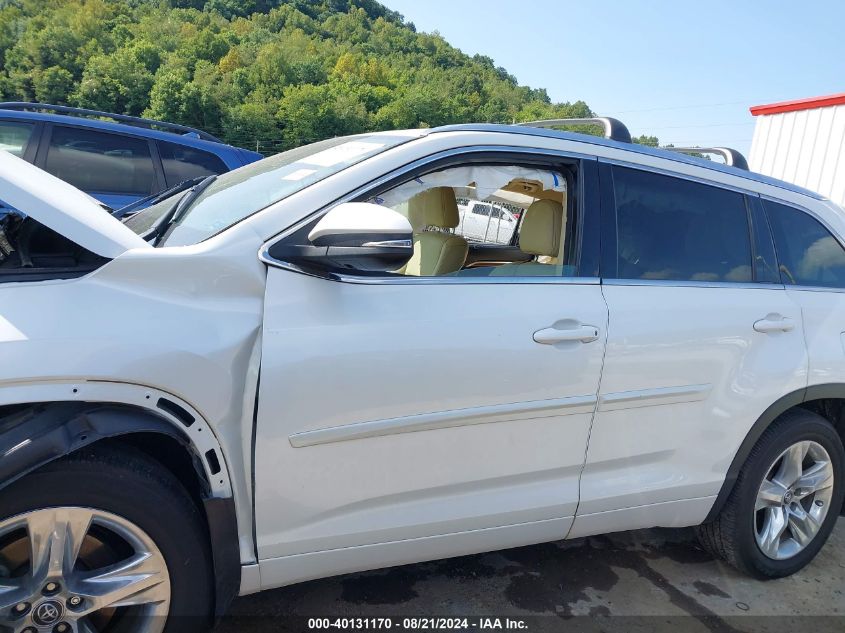 2018 Toyota Highlander Limited VIN: 5TDDZRFH9JS872703 Lot: 40131170