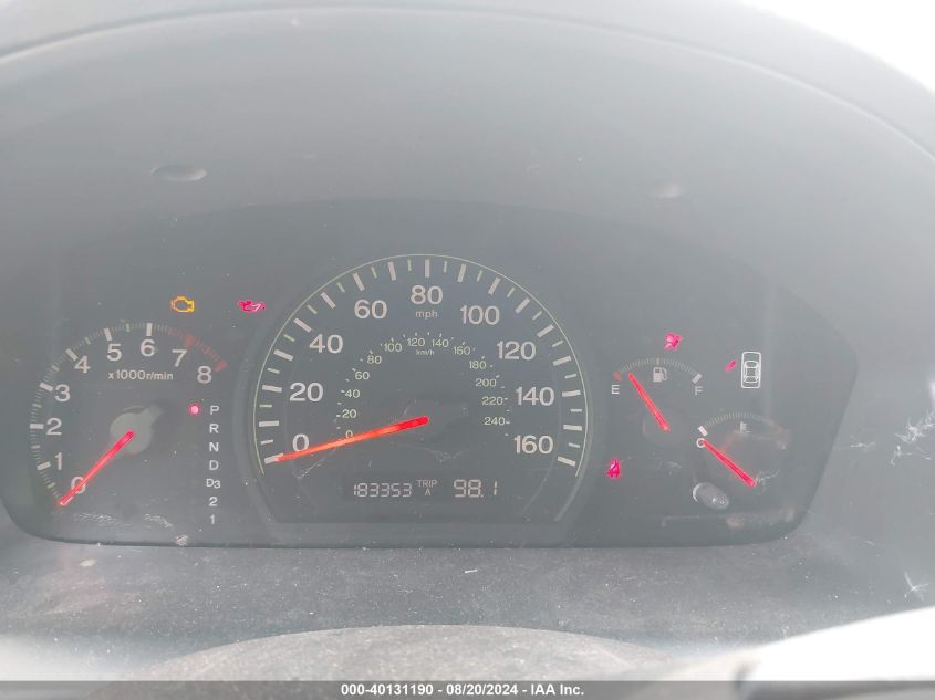 2005 Honda Accord 2.4 Ex VIN: 1HGCM56845A070776 Lot: 40131190