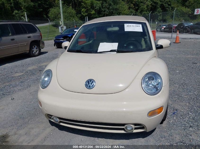 2005 Volkswagen New Beetle Gls VIN: 3VWCM31Y75M303107 Lot: 40131204